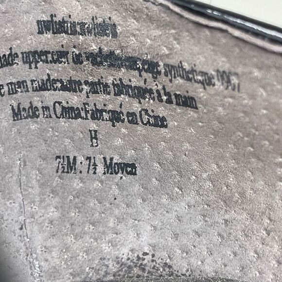 Nine West Women's Stiletto Calf Hair Giraffe Peep Toe Heels Black White Size 7.5 - Picture 10 of 10